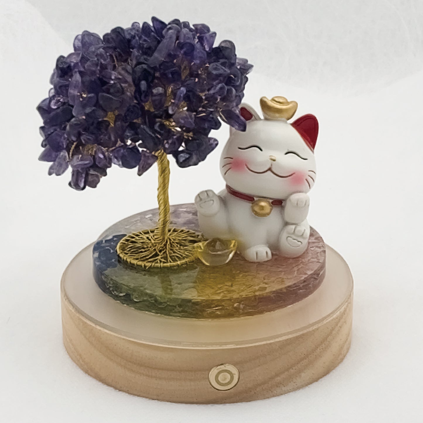 Amethyst Lucky Love Crystal Tree U @ Love Paradise Series