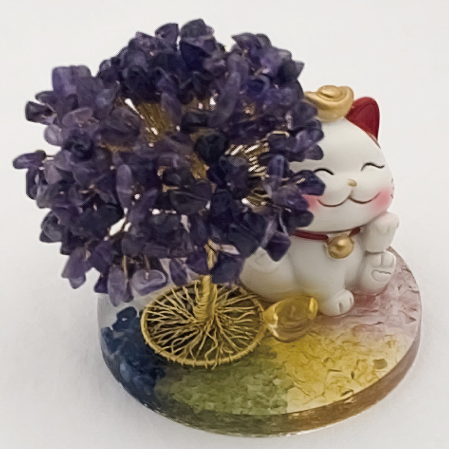 Amethyst Lucky Love Crystal Tree U @ Love Paradise Series