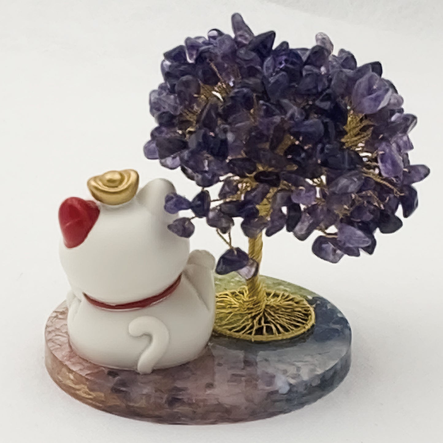 Amethyst Lucky Love Crystal Tree U @ Love Paradise Series