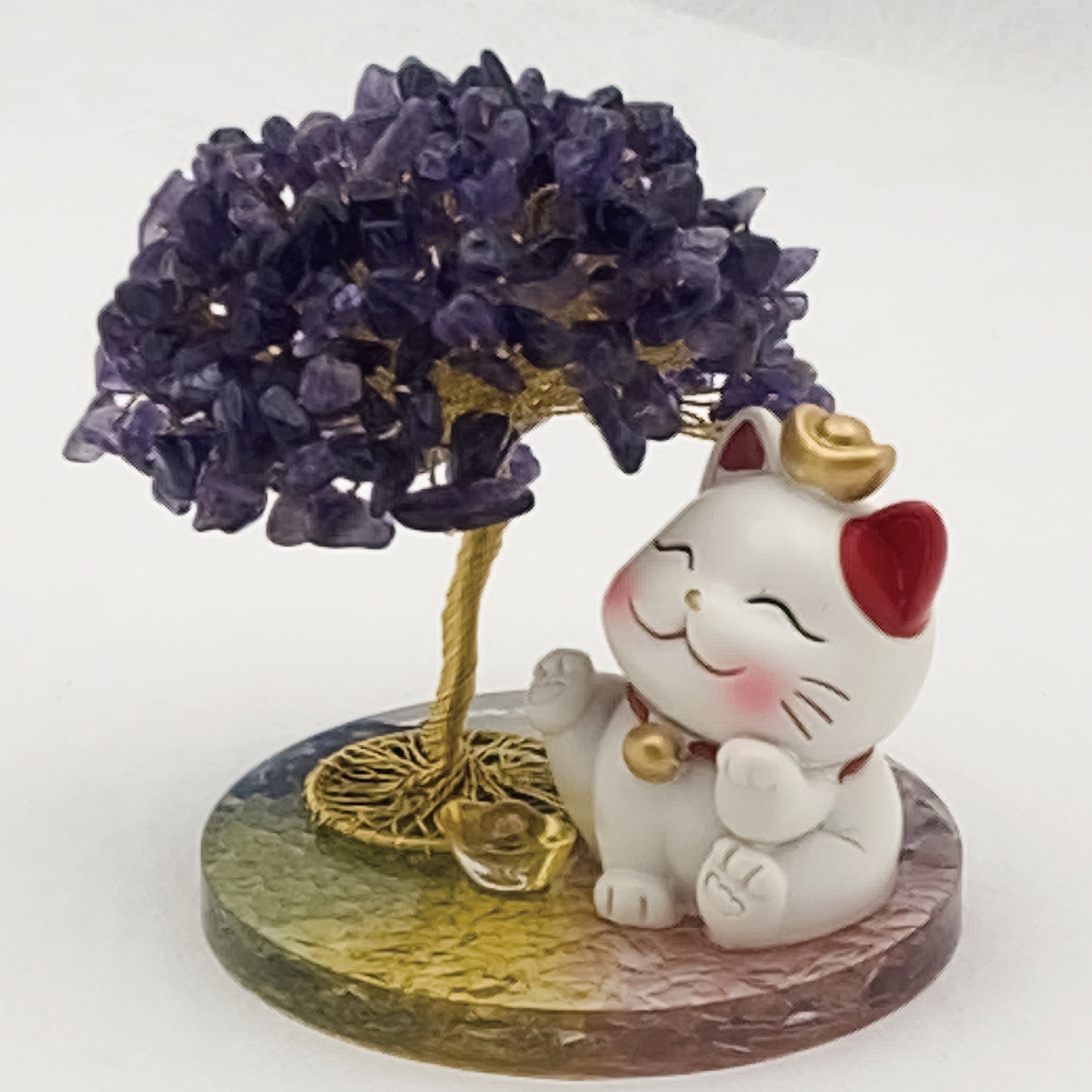 Amethyst Lucky Love Crystal Tree U @ Love Paradise Series