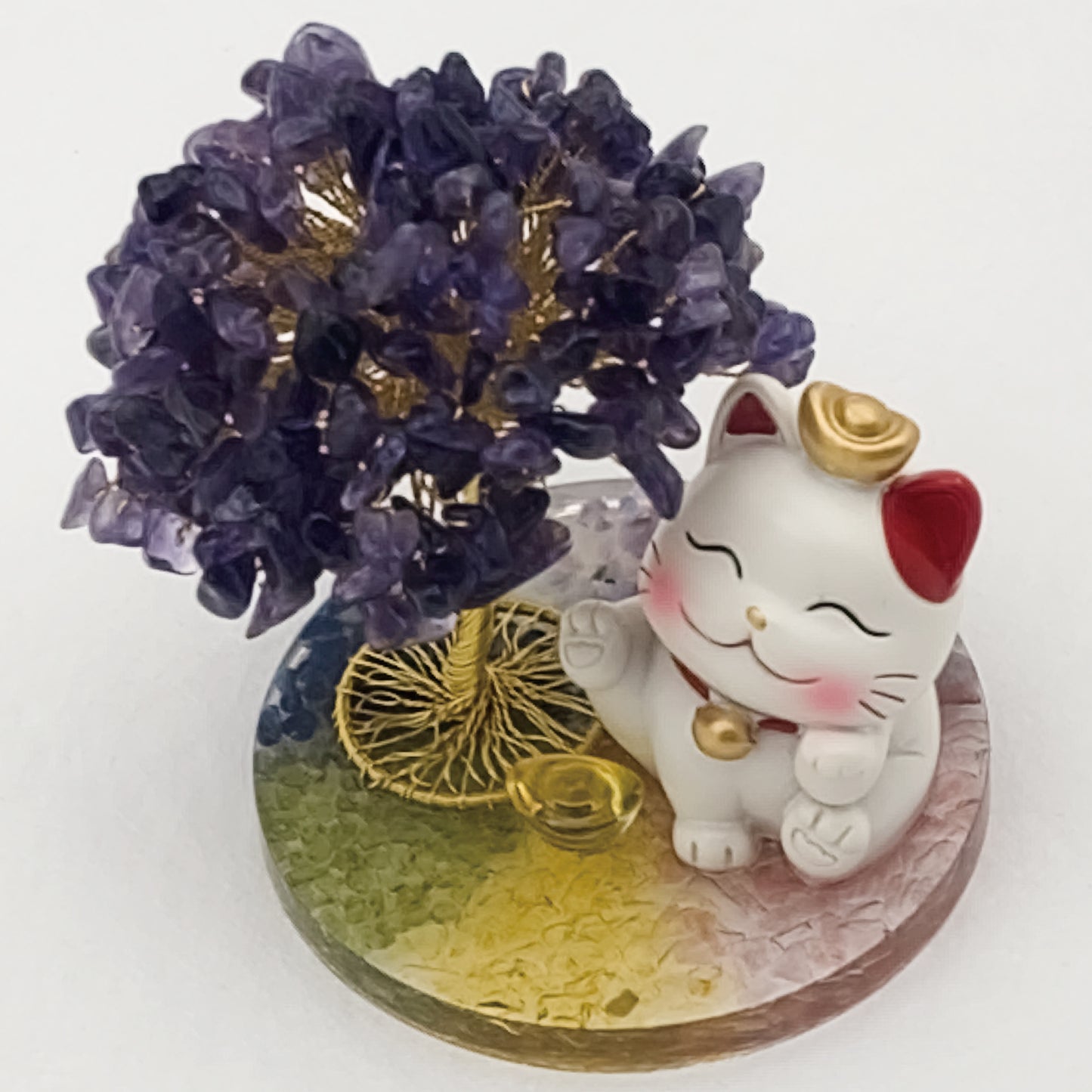 Amethyst Lucky Love Crystal Tree U @ Love Paradise Series