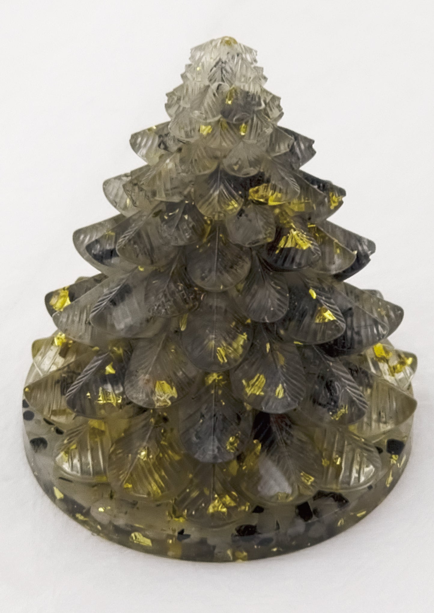 Black Rutilated Quartz Christmas Crystal Tree @ First Love Series