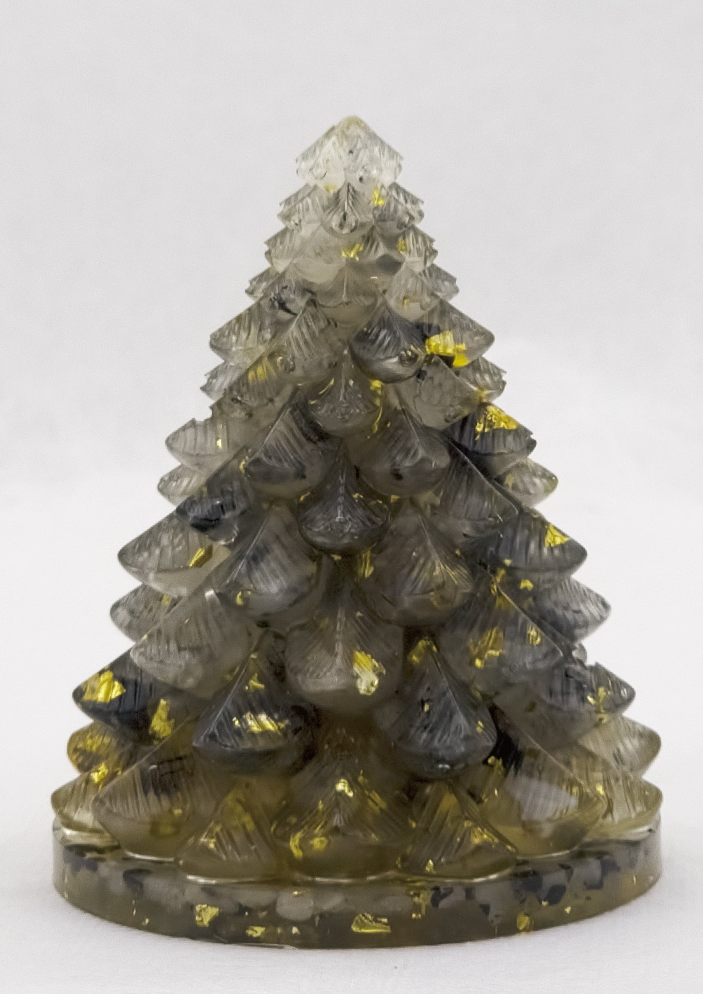 Black Rutilated Quartz Christmas Crystal Tree @ First Love Series