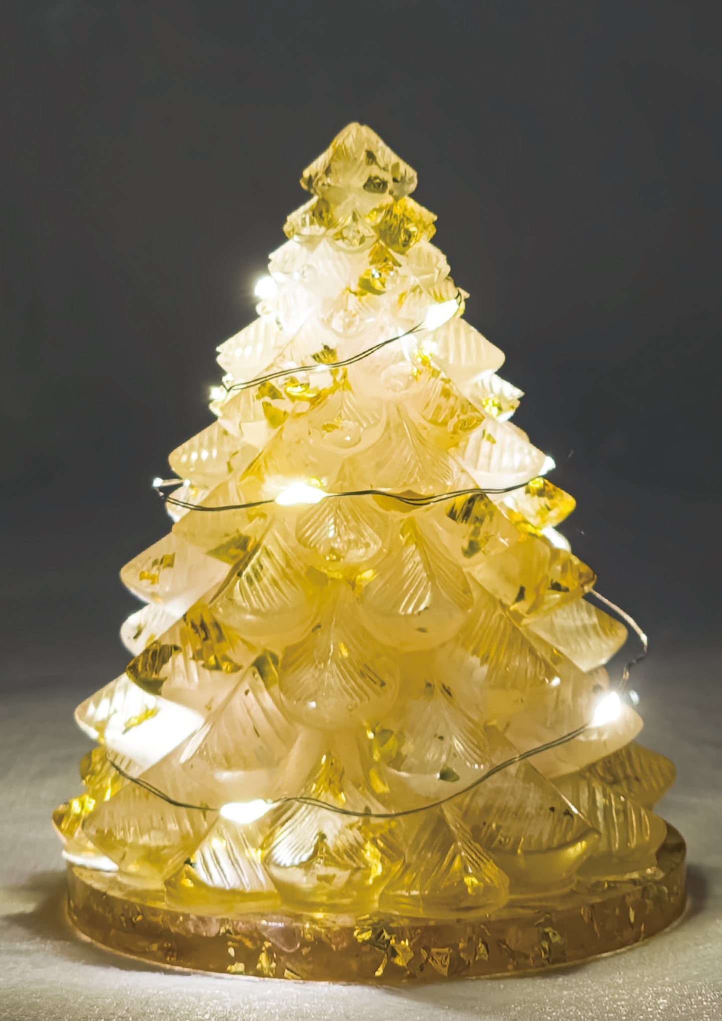 Rose Quartz Christmas Crystal Tree @ Frist Love Series