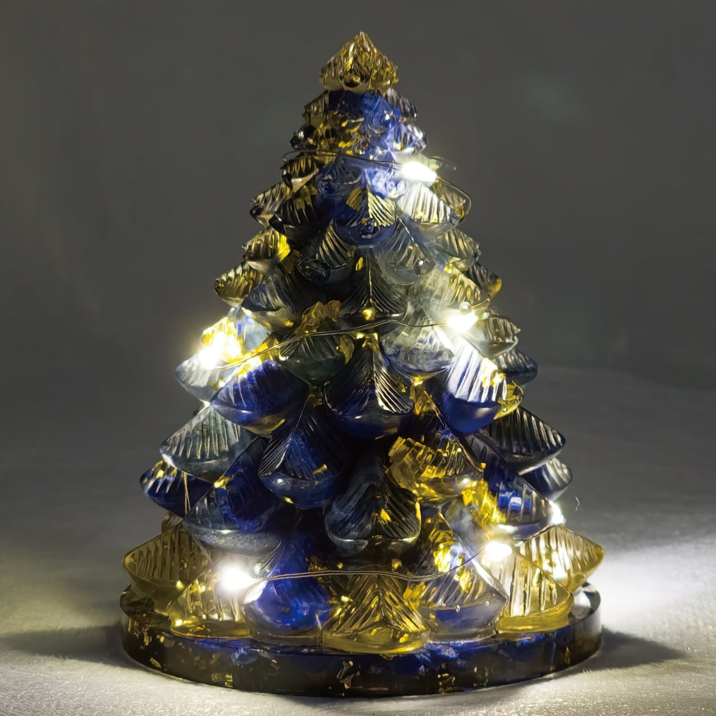 Lapis Lazuli Christmas Crystal Tree @ First Love Series