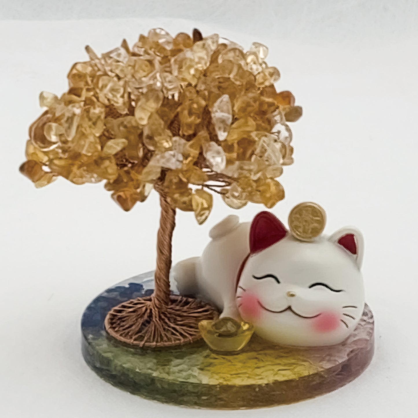 Citrine Lucky Love Crystal Tree I @ Love Paradise Series