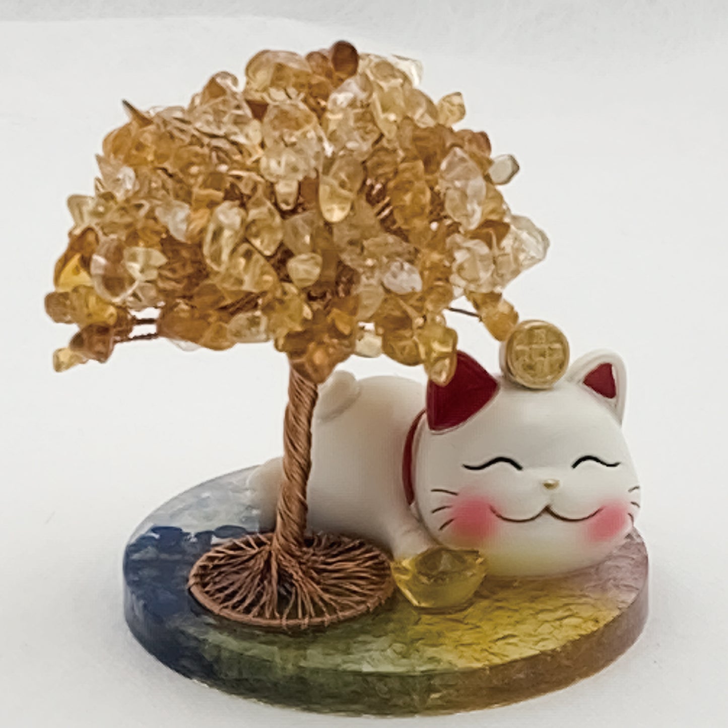 Citrine Lucky Love Crystal Tree I @ Love Paradise Series