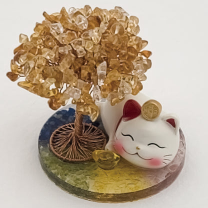 Citrine Lucky Love Crystal Tree I @ Love Paradise Series