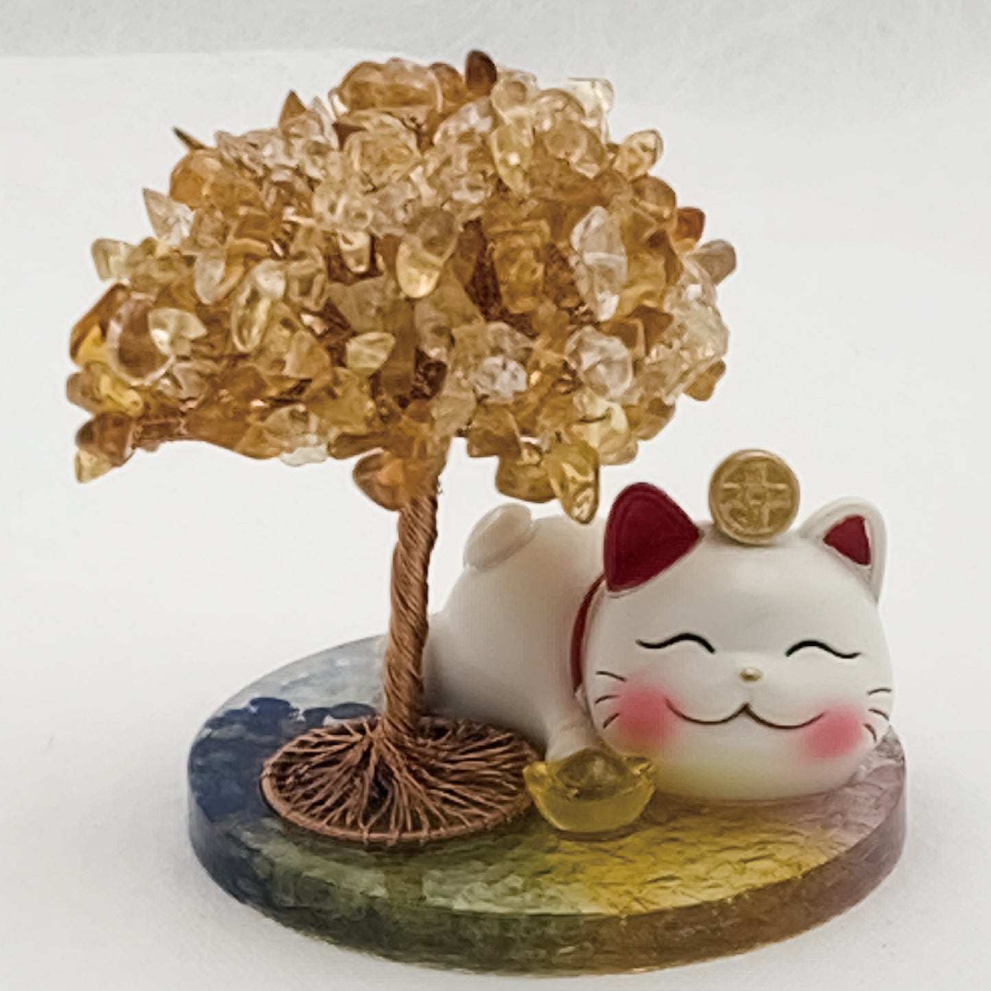 Citrine Lucky Love Crystal Tree I @ Love Paradise Series