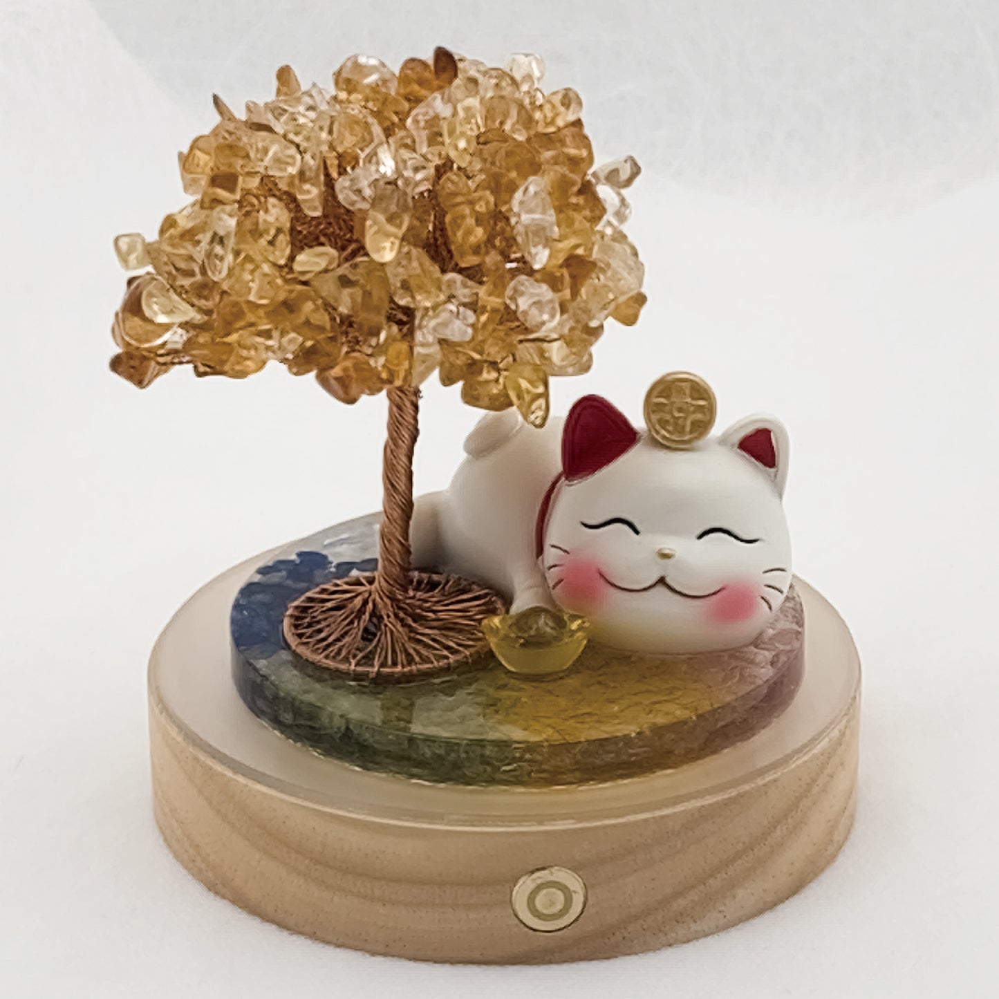 Citrine Lucky Love Crystal Tree I @ Love Paradise Series