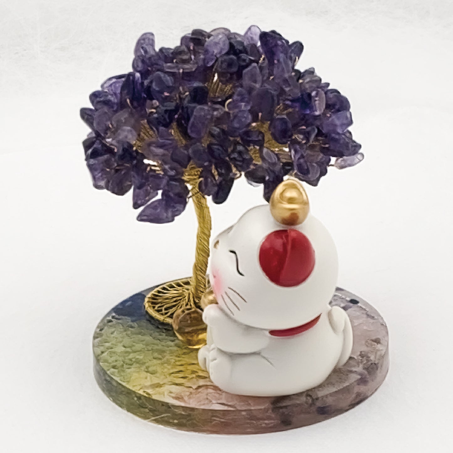 Amethyst Lucky Love Crystal Tree Q @ Lucky Love Series