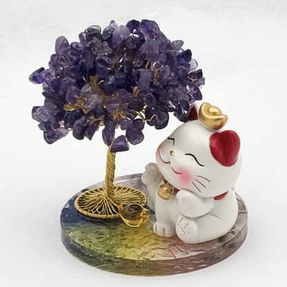 Amethyst Lucky Love Crystal Tree Q @ Lucky Love Series