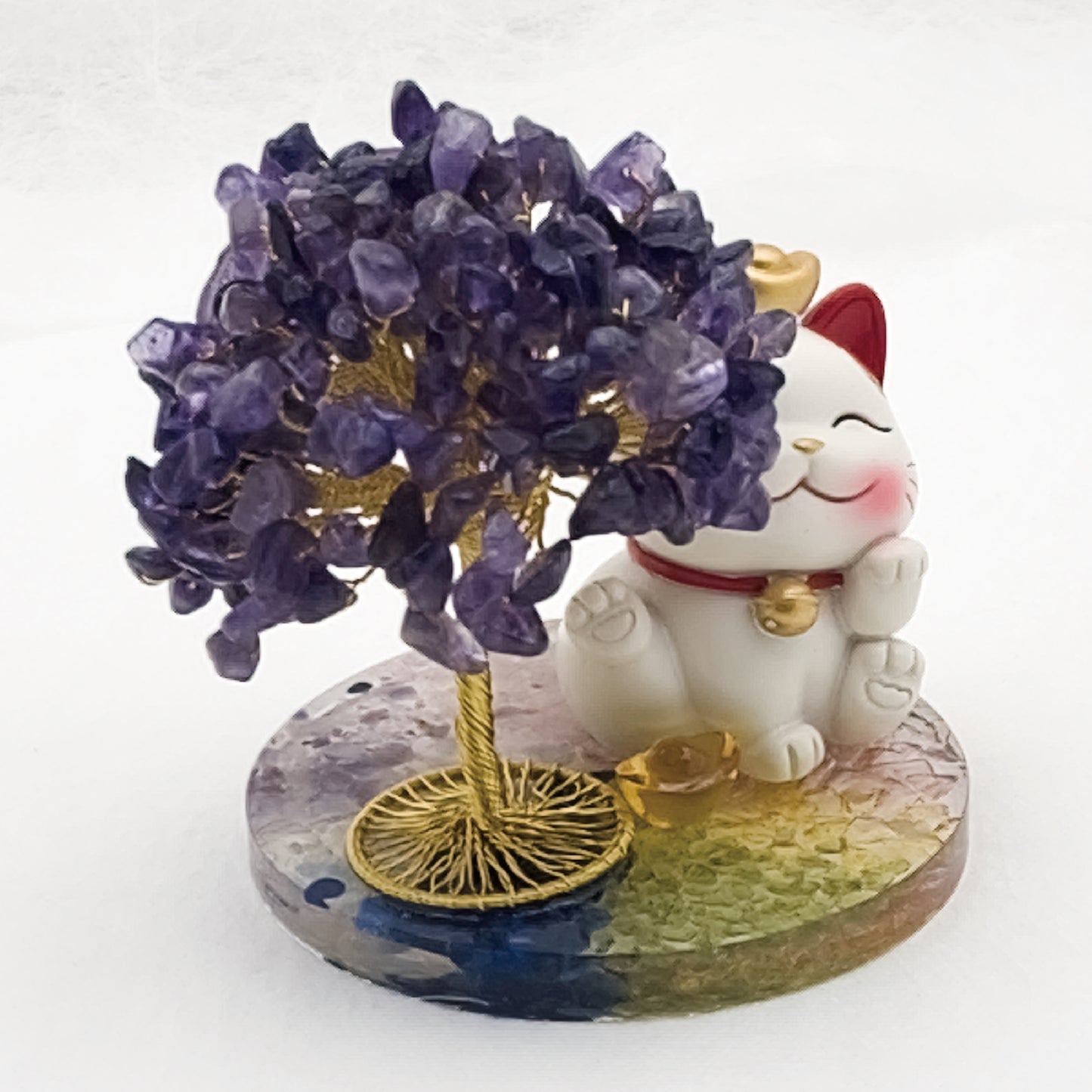 Amethyst Lucky Love Crystal Tree Q @ Lucky Love Series