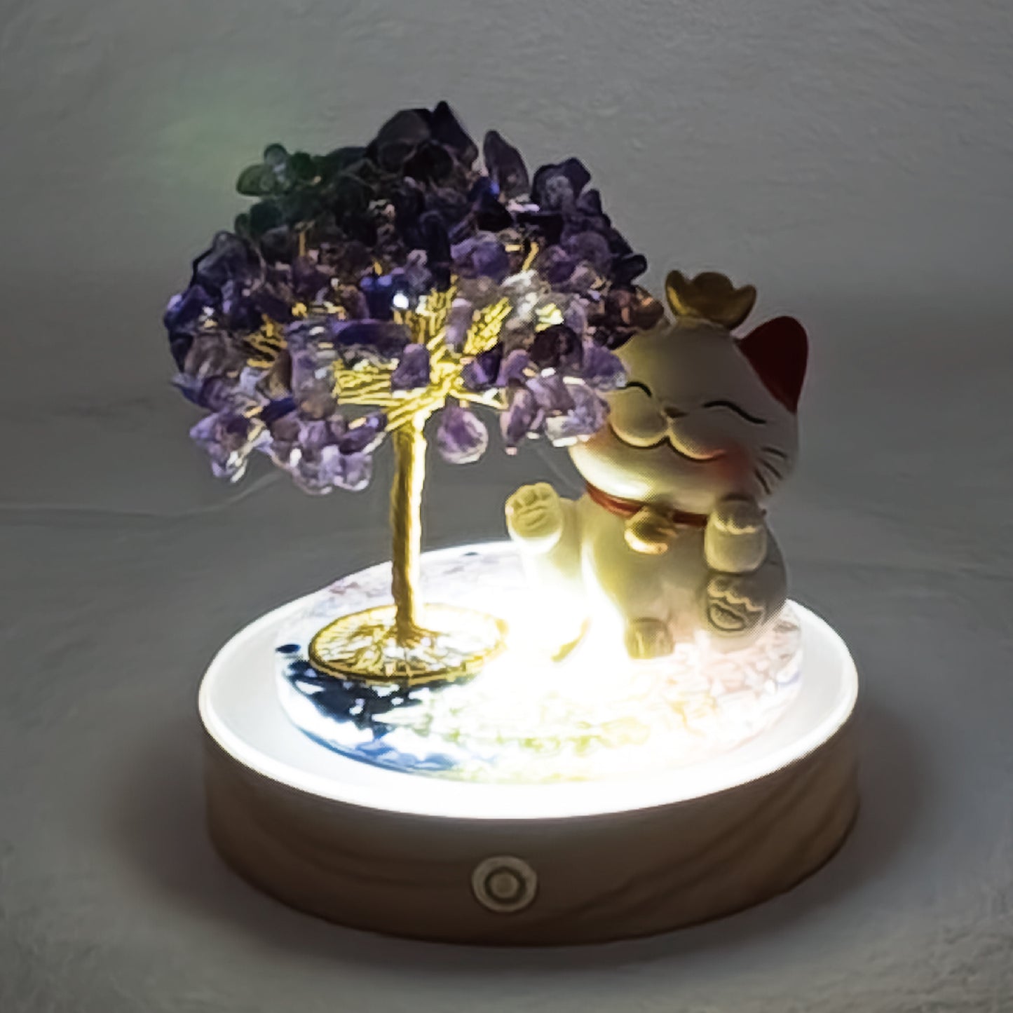 Amethyst Lucky Love Crystal Tree Q @ Lucky Love Series