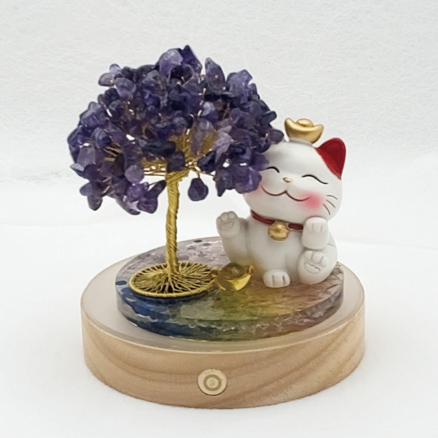 Amethyst Lucky Love Crystal Tree Q @ Lucky Love Series