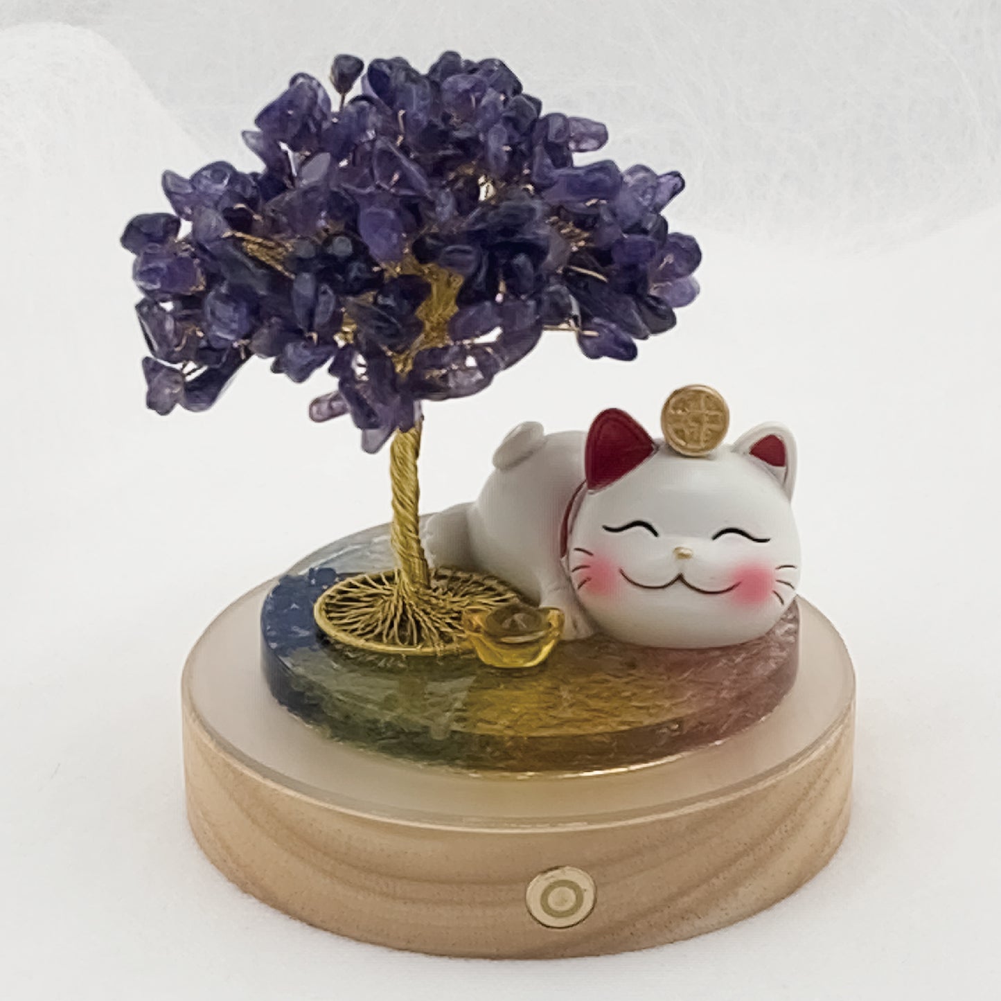 Amethyst Lucky Love Crystal Tree I @ Love Paradise Series