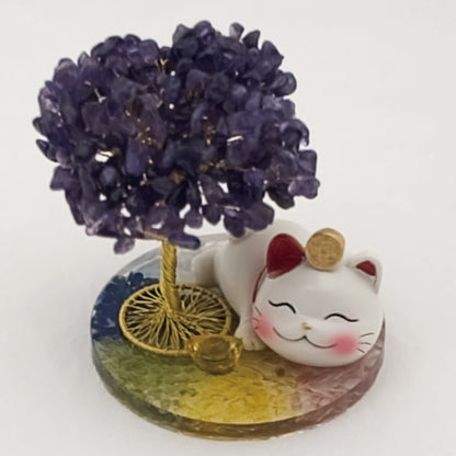 Amethyst Lucky Love Crystal Tree I @ Love Paradise Series