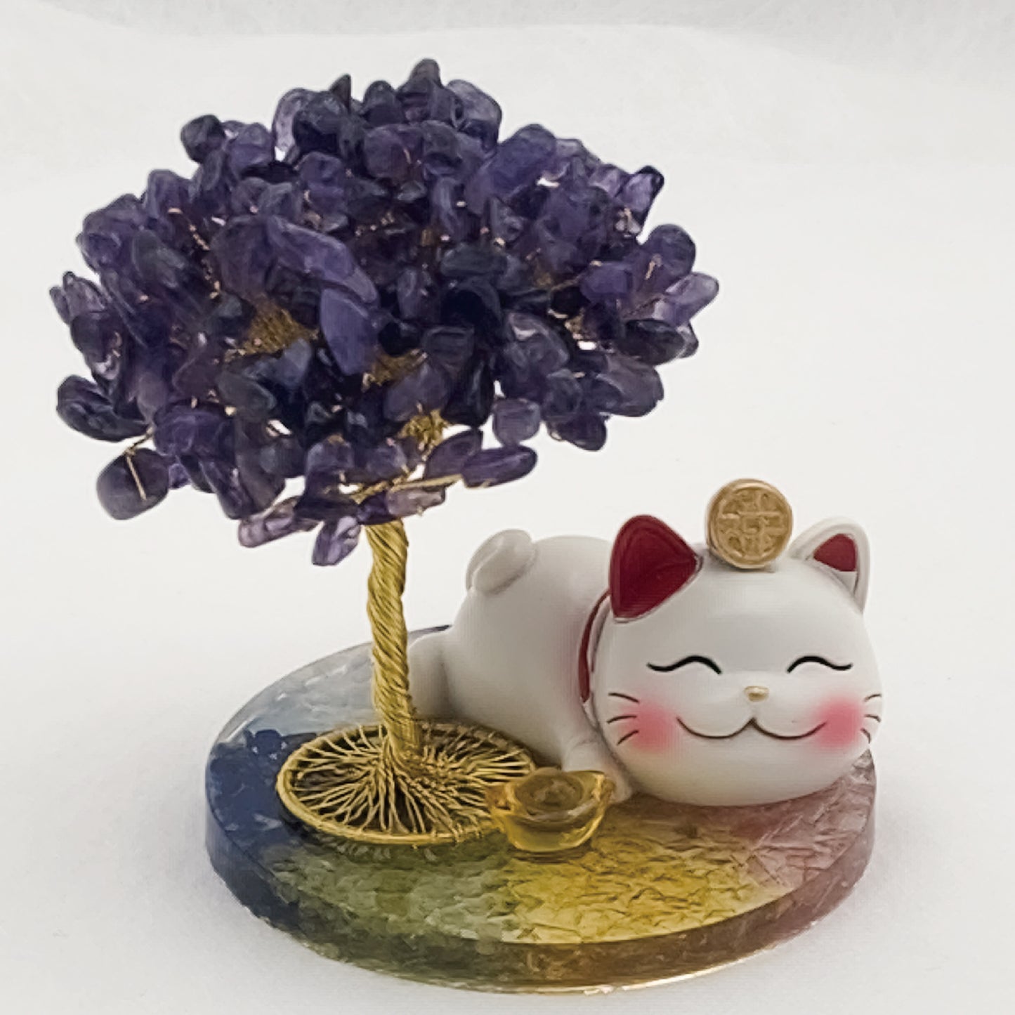 Amethyst Lucky Love Crystal Tree I @ Love Paradise Series